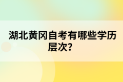 湖北黃岡自考有哪些學(xué)歷層次？